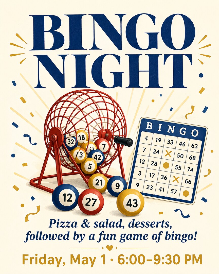 Bingo Night at Ebenezer Church — Friday, May 1, 6:00–9:30 PM